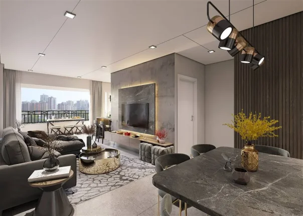 Imagem APARTAMENTO COM 149.32 m² - FORTE - PRAIA GRANDE SP