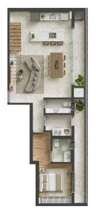 Imagem Apartamento em América - Joinville SC