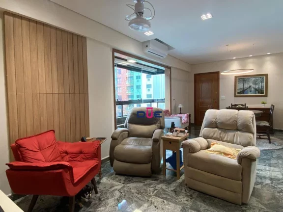 Imagem Apartamento com 3 dormitórios à venda, 111 m² por R$ 1.380.000 - Aparecida - Santos/SP