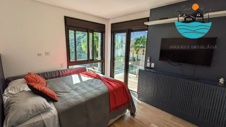 Imagem Juquehy Aluguel Anual, Aluguel Temporada, casa com 4 quartos, a 150M da praia, piscina privativa, área gourmet - máx.12 pessoas | Juquehy Imobiliária