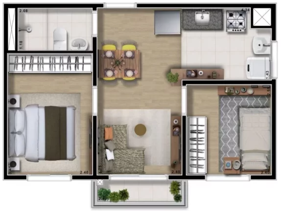 Imagem APARTAMENTO RESIDENCIAL em São Paulo - SP, Colônia (Zona Leste)