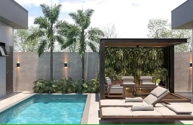 Imagem CASA TÉRREA - AMPLA E ESPAÇOSA 3 SUÍTES - CONDOMÍNIO SANTORINI RESIDENCIAL CLUB - PAULÍNIA