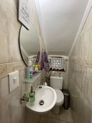 Imagem Casa Sobrado 3 Dormitórios Quintal Churrasqueira Próximo Bosque Maia À Venda, 205 m² por R$ 830.000 - Jardim Santa Cecília - Guarulhos/SP - SO5261