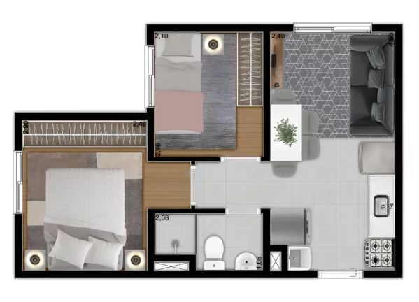 Imagem Venda de apartamento com 2 quartos na Vila Progresso - SP! Condomínio Meu Plano...São Miguel, Minha Casa Minha Vida!