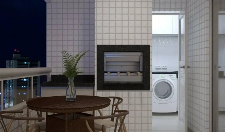 Imagem APARTAMENTO COM 62.36 m² - GUILHERMINA - PRAIA GRANDE SP