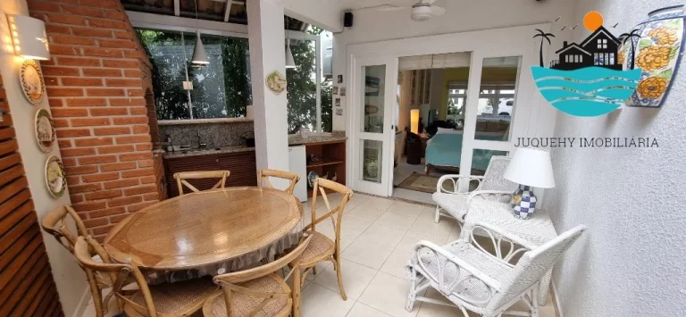 Imagem Alugar Casa em Juquehy em Condomínio Fechado com 4 dormitórios, 2 suíte, 150m da praia - Acomodação máx. 10 pessoas | Juquehy Imobiliária