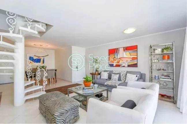 Imagem Excelente Cobertura Duplex no Brooklin. 303m² de área útil No primeiro piso: - Amplo living com v...