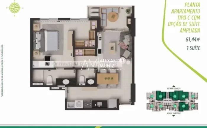 Imagem Jardino Passeio Kennedy, apartamentos à venda, Presidente Kennedy.