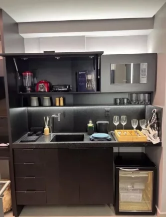 Imagem Flat Moderno com Jacuzzi Privativa – Estilo, Praticidade e Conforto em Jardim Oceania!
