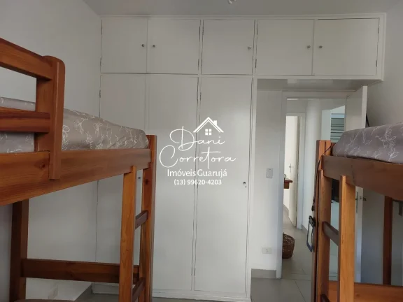 Imagem Apartamento lado praia Enseada, Guarujá-SP! 2 quartos, 2 salas, 2 banheiros, 1 vaga, 77m².