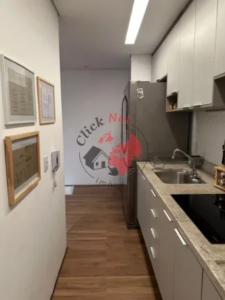 Imagem Apartamento Lindíssimo Mobiliado com 1 dormitório e 1 vaga à venda no bairro Rudge Ramos, São Bernardo do Campo