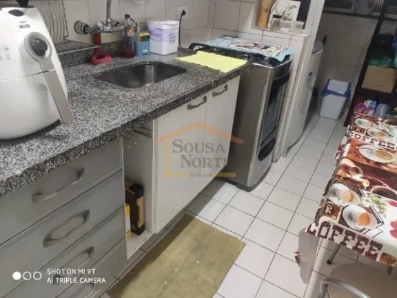 Imagem Apartamento com 56 m², 2 dormitórios, sendo 1 suíte, sala dois ambientes, cozinha, área de servi...