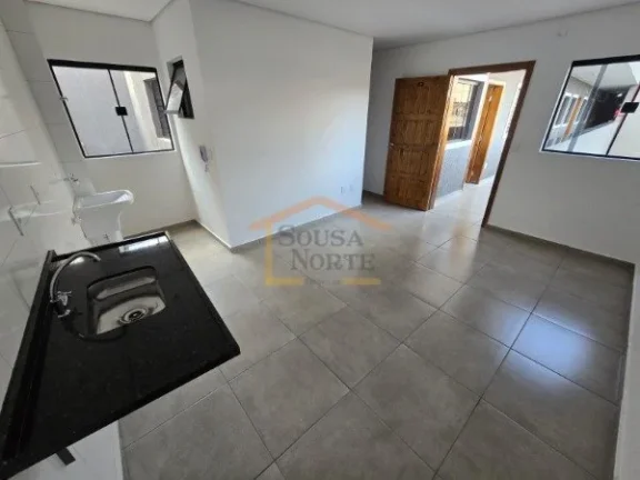 Imagem Apartamento com 53,17m², 2 dormitórios, banheiro, sala com varanda, cozinha e área de serviço. O...