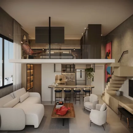 Imagem PLATEIA 19 - Studio de 24m² Próximo ao Shopping Muller : Seu Espaço, Seu Estilo