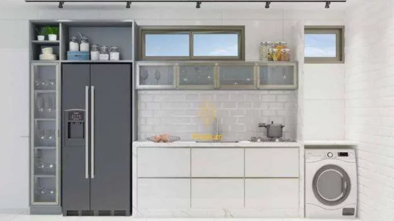 Imagem Apartamentos com varanda / sacada gourmet a poucos minutos da praia no Brisamar - AP0119