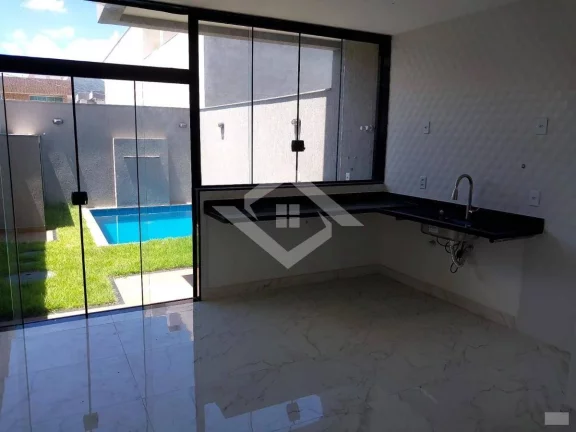 Imagem Casa duplex de 2 suítes, escritório, piscina. Cond Grand Park. Campo Grande