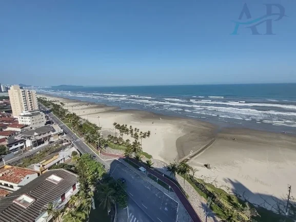 Imagem Apartamento em Praia Grande com 3 Dormitórios Frente Mar