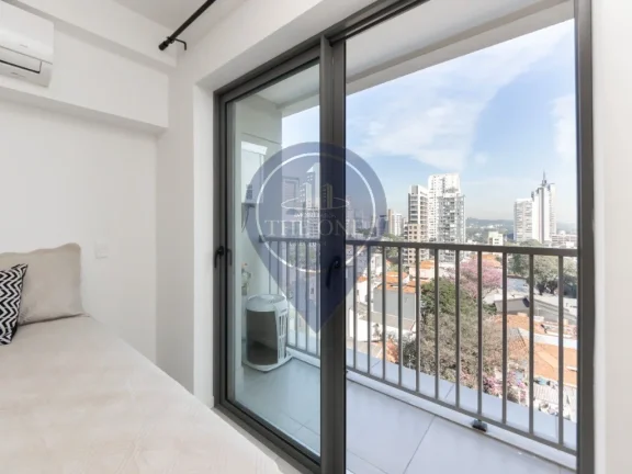Imagem Venda de Apartamento de 1 Quarto na Cidade de São Paulo-SP, Bairro Pinheiros: Suite, Sala, Banheiro, 27m² de área!