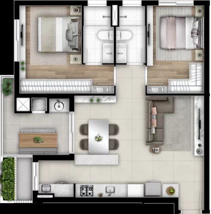 Imagem Gaia - Apartamento à venda no bairro Cabral - Curitiba/PR