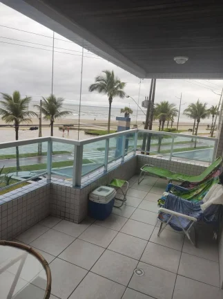 Imagem Apartamento 2 quartos frente mar com garagem - Praia Grande