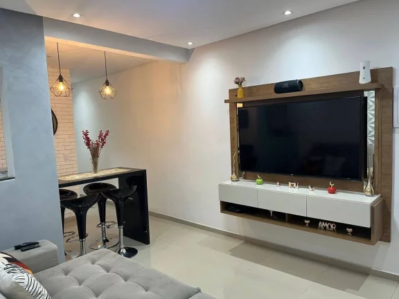 Imagem Apartamento com 2 dormitórios à venda, 55 m² por R$ 390.000,00 - Vila Camilópolis - Santo André/SP