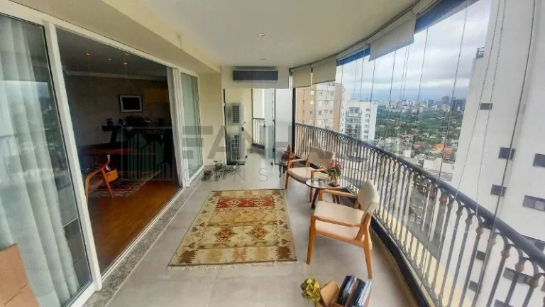 Imagem Luxuoso Apartamento de 4 Quartos no Jardim Paulista com Suítes, 3 Salas e 4 Vagas de Garagem - São Paulo-SP