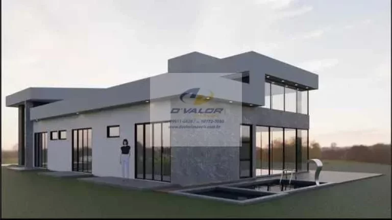 Imagem Vendo casa em condomínio fechado, com 250m², sala para 3 ambientes, 3 suítes, escritório e 4 vagas