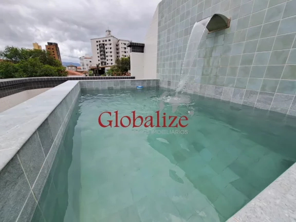 Imagem Sobreposta alta à vendacom 155m², 3 quartos, 2 suítes, piscina, churrasqueira por R$1.300.000,00 no Embaré em Santos