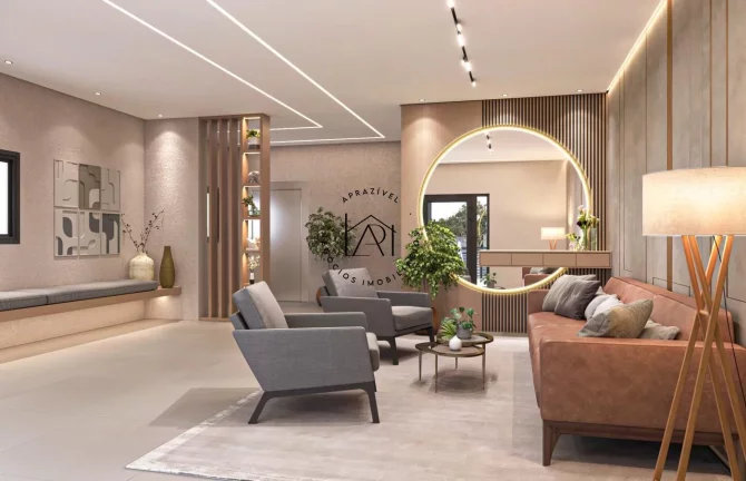 Imagem Apartamento na Planta para Venda em Praia Grande, Aviacao, 2 dormitórios, 1 suíte, 1 vaga