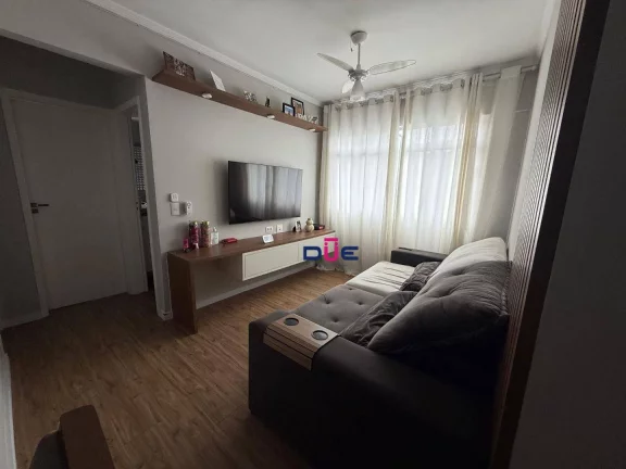 Imagem Apartamento com 2 dormitórios à venda, 60 m² por R$ 265.000,00 - Saboó - Santos/SP