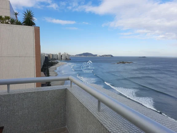 Imagem Imperdível cobertura de luxo à venda em Guarujá-SP, bairro Pitangueiras, 4 quartos, 2 suites, 2 salas, 3 banheiros, 1 vaga, 190m².