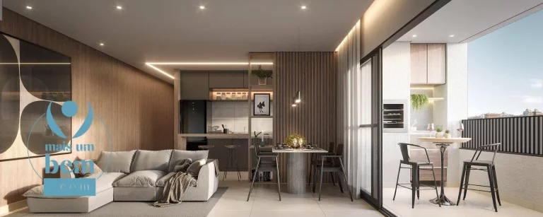 Imagem Apartamento com 2 quartos sendo 1 suíte à venda, 60 m² por R$ 591.990 - Boa Vista - Curitiba/PR