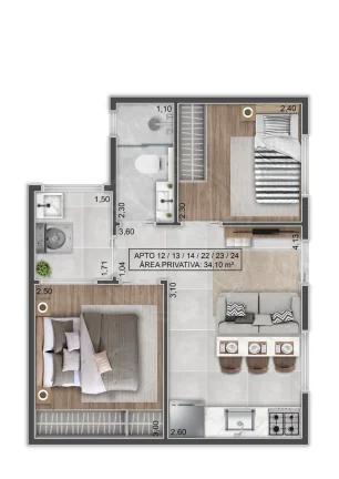 Imagem APARTAMENTO RESIDENCIAL em São Paulo - SP, Vila Matilde