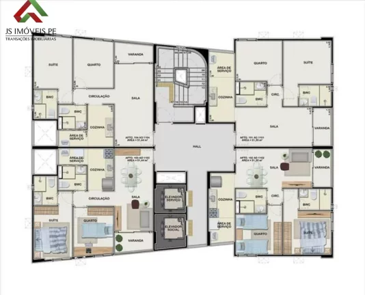 Imagem Imperdível Apartamento à Venda em Recife-PE, 2 Quartos, 1 Suíte, 2 Salas, 1 Vaga de Garagem na Várzea