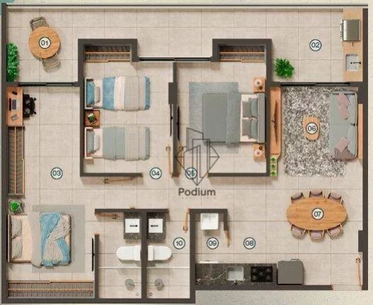 Imagem Apartamentos com varanda/sacada e área de lazer completa a 200m da praia do Bessa - AP2628