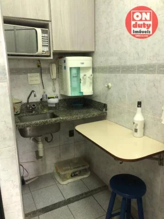 Imagem Sala mobiliada para alugar, 65 m² por R$ 2.500/mês - Gonzaga - Santos/SP