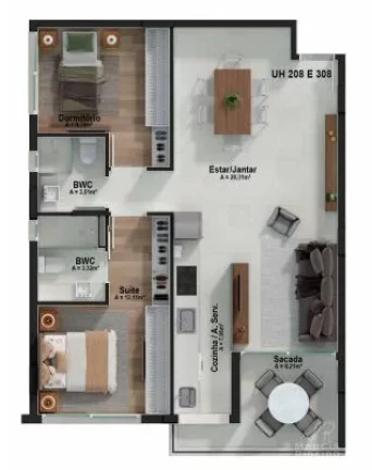 Imagem Apartamento em João Paulo, Florianópolis/SC