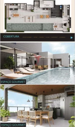 Imagem Flat a 350m da praia de Intermares com Área de Lazer e Localização Privilegiada