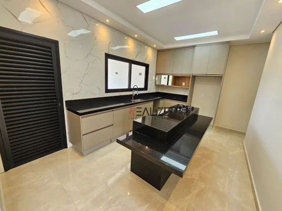 Imagem Casa térrea com 3 suítes e escritório à venda, 205 m² por R$ 1.600.000 - Condomínio Residencial Evidências - Indaiatuba/SP