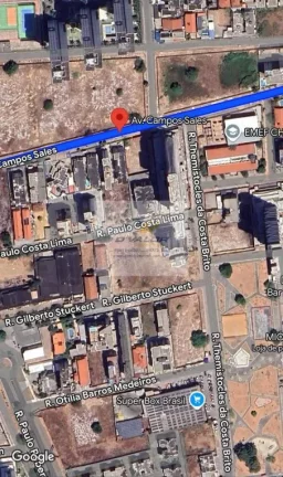 Imagem Vendo terreno no Bessa, na Av. Campos Sales, medindo 28,00 x 41,20 (área com 1.153,60m2), frente norte.