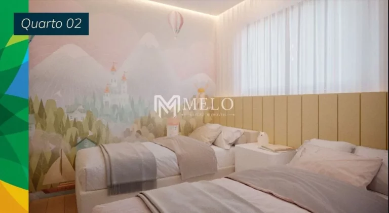 Imagem 3 QUARTOS SENDO 2 SUITES (1 SUITE REVERSÍVEL - 62,23 m2), VARANDA GOURMET , 2 VAGAS