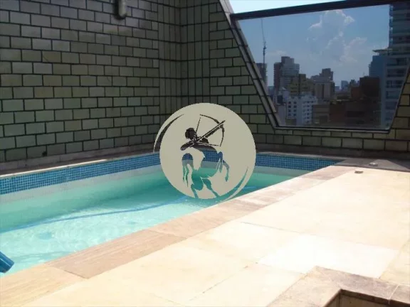Imagem COBERTURA A VENDA NO BOQUEIRÃO EM SANTOS MARAVILHOSA COBERTURA DUPLEX A VENDA COM 4 DORMITORIOS, 2 ...