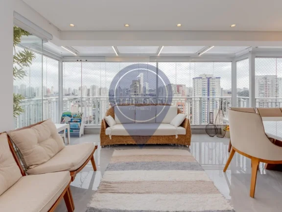 Imagem Luxuosa Cobertura à Venda no Bosque da Saúde, São Paulo-SP: 3 Quartos, 3 Suítes, 2 Salas, 4 Banheiros, 4 Vagas, 175m²