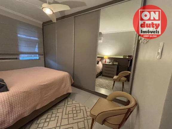 Imagem QUADRA DA PRAIA Apartamento com 1 dormitório à venda, 59 m² - Boqueirão - Santos/SP