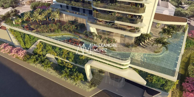 Imagem One Residencial, Beira Mar Fortaleza, Mucuripe. Andar Alto, 5 suítes.