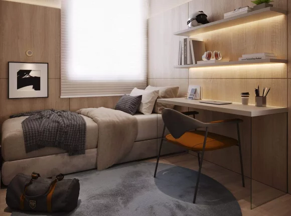 Imagem ZION - Zion - Studio 25m² – Morar no Centro de Curitiba | Empreendimento Compacto, Inteligente e Conectado