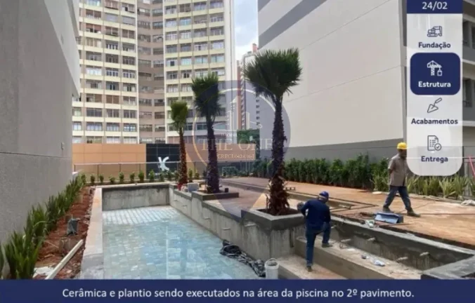 Imagem Studio à venda no Brooklin Paulista, São Paulo-SP: 1 quarto, 1 banheiro, 24m² de área!