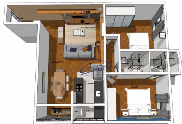Imagem Apartamento com 2 dormitórios à venda, 73 m² por R$ 698.000,00 - Pinheiros - São Paulo/SP