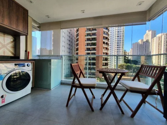 Imagem Apartamento mobiliado, 1 dormitório à venda, 41 m² no Brooklin