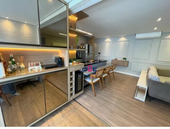 Imagem Apartamento com 2 dormitórios à venda, 77 m² por R$ 1.070.000,00 - Ponta da Praia - Santos/SP